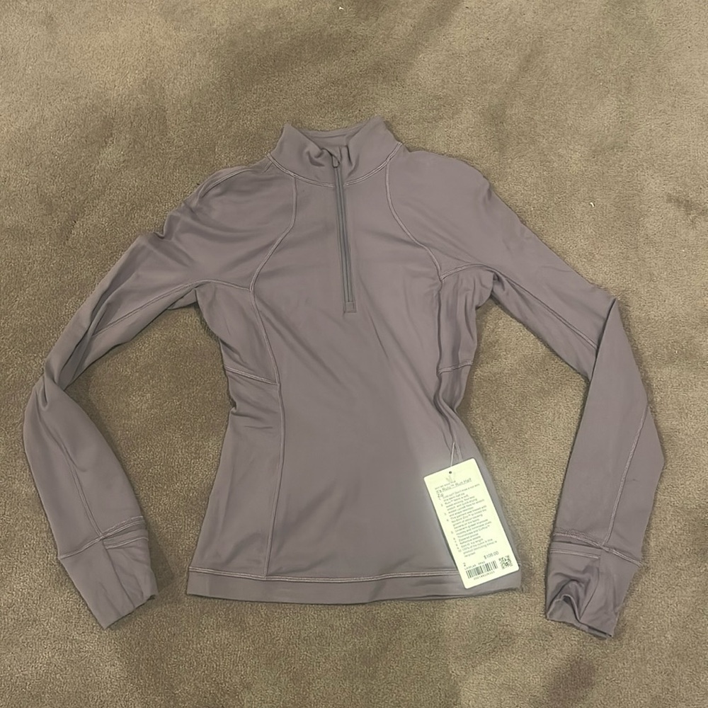 NWT Lululemon It’s Rulu Run Half Zip Size 2 Lavender